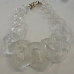 Elegant Clear Chain Necklace